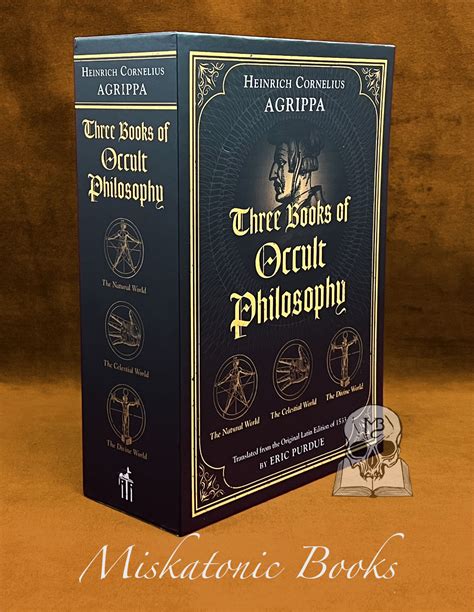 Agrippa three books of occult philosophy